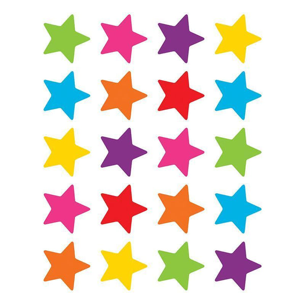 (12 Pk) Bright Stars Stickers Die-Learning Materials-JadeMoghul Inc.