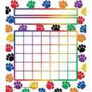 (12 Pk) Colorful Paw Prints-Learning Materials-JadeMoghul Inc.