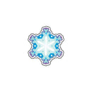 (12 PK) MINI ACCENTS SNOWFLAKE 3IN-Learning Materials-JadeMoghul Inc.