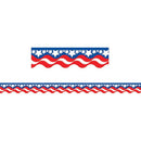 (12 Pk) Patriotic Border Trim-Learning Materials-JadeMoghul Inc.