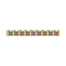 (12 PK) TRIMMER RAINBOW PLAID-Learning Materials-JadeMoghul Inc.