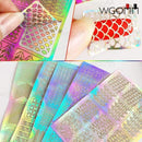 12 Tips/Sheet DIY Fashion Women Nail Vinyls Nail Art Manicure Stencil Stickers Stamp Template Decals Tool Nice-1-JadeMoghul Inc.