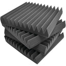 12" x 12" Studio Soundproofing Recording-Foam Wall Tiles, 12-ct-A/V Distribution & Accessories-JadeMoghul Inc.