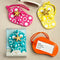 Flip Flops - Luggage Tags in Decorative 24 Pieces Display Box