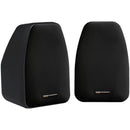 125-Watt 2-Way 5.25" Indoor/Outdoor Speakers with Keyholes for Versatile Mounting (Black)-Speakers, Subwoofers & Accessories-JadeMoghul Inc.
