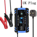 12V 6A Full Automatic Car Battery Charger Power Pulse Repair Chargers Wet Dry Lead Acid Battery-chargers Digital LCD Display JadeMoghul Inc.