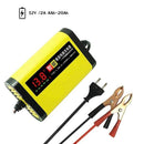 12V 6A Full Automatic Car Battery Charger Power Pulse Repair Chargers Wet Dry Lead Acid Battery-chargers Digital LCD Display JadeMoghul Inc.