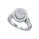 14kt White Gold Women's Princess Round Diamond Soleil Bridal Wedding Engagement Ring 1.00 Cttw - FREE Shipping (US/CAN)-Gold & Diamond Engagement & Anniversary Rings-5-JadeMoghul Inc.