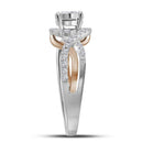 14kt White Gold Women's Round Diamond Solitaire Bridal Wedding Engagement Ring 1/2 Cttw - FREE Shipping (US/CAN)-Gold & Diamond Engagement & Anniversary Rings-8-JadeMoghul Inc.