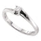 14kt White Gold Women's Round Diamond Solitaire Promise Bridal Ring 1/10 Cttw - FREE Shipping (US/CAN)-Gold & Diamond Promise Rings-5-JadeMoghul Inc.