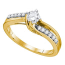 14kt Yellow Gold Women's Round Diamond Solitaire Bridal Wedding Engagement Ring 1/2 Cttw - FREE Shipping (US/CAN)-Gold & Diamond Engagement & Anniversary Rings-5-JadeMoghul Inc.