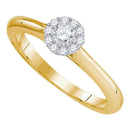 14kt Yellow Gold Women's Round Diamond Solitaire Bridal Wedding Engagement Ring 1/4 Cttw - FREE Shipping (US/CAN)-Gold & Diamond Engagement & Anniversary Rings-5-JadeMoghul Inc.