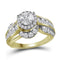 14kt Yellow Gold Womens Round Diamond Solitaire Bridal Wedding Engagement Ring 2.00 Cttw-Gold & Diamond Engagement & Anniversary Rings-6.5-JadeMoghul Inc.