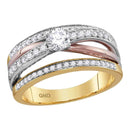 14kt Yellow Rose Gold Women's Round Diamond Solitaire Bridal Wedding Engagement Ring 3/4 Cttw - FREE Shipping (US/CAN)-Gold & Diamond Engagement & Anniversary Rings-6-JadeMoghul Inc.