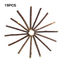 15&20pcs Natural Catnip Pet Cat Molar Toothpaste Stick Matatabi Actinidia Fruit Silvervine Cat Snacks Sticks Pet Cleaning Teeth AExp