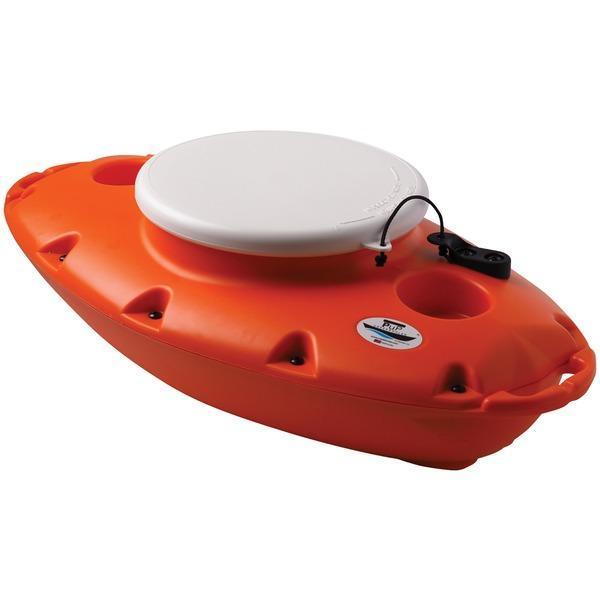 15-Quart PuP Floating Cooler (Orange)-Camping, Hunting & Accessories-JadeMoghul Inc.