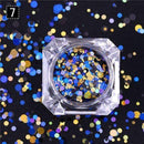 1.5g Holographic Silver Gold Nail Flakies Mixed Size Round Nail Sequins Glitter Paillette Flakes Nail Art Decorations-39946-4-JadeMoghul Inc.