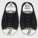 16pcs /Pair Fashion Unisex Athletic Running No Tie Shoelaces Women Men Elastic Silicone Shoe Lace All Sneakers Fit Strap-Black-JadeMoghul Inc.