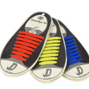 16pcs /Pair Fashion Unisex Athletic Running No Tie Shoelaces Women Men Elastic Silicone Shoe Lace All Sneakers Fit Strap-Black-JadeMoghul Inc.