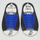 16pcs /Pair Fashion Unisex Athletic Running No Tie Shoelaces Women Men Elastic Silicone Shoe Lace All Sneakers Fit Strap-Blue-JadeMoghul Inc.