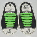 16pcs /Pair Fashion Unisex Athletic Running No Tie Shoelaces Women Men Elastic Silicone Shoe Lace All Sneakers Fit Strap-Light Green-JadeMoghul Inc.