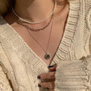 17KM Fashion Bead Pearl Choker Necklace For Women Elegant Simple Pearl Pendant Necklace Wedding Jewelry 2021