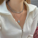 17KM Fashion Bead Pearl Choker Necklace For Women Elegant Simple Pearl Pendant Necklace Wedding Jewelry 2021