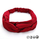 17KM 13 Color Cotton Headband For Women Girl Baby Headband 2020 Elastic Knot Headbands Twist Fashion Cross Hair Accessories AExp