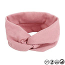 17KM 13 Color Cotton Headband For Women Girl Baby Headband 2020 Elastic Knot Headbands Twist Fashion Cross Hair Accessories AExp