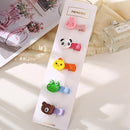 17KM Baby Girls Cartoon Hairpin For Women Children Rainbow Hair Clip Kids Flower Candy Fruit Barrette Hair Accessories AExp