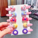 17KM Baby Girls Cartoon Hairpin For Women Children Rainbow Hair Clip Kids Flower Candy Fruit Barrette Hair Accessories AExp