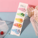 17KM Baby Girls Cartoon Hairpin For Women Children Rainbow Hair Clip Kids Flower Candy Fruit Barrette Hair Accessories AExp