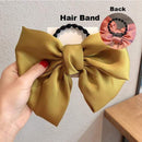 17KM Fashion Big Bow Hairpin Cute Red Barrette Pink Hair Clip Women Girls BB Hairgrip Korean Oversize Floral Hair Accessories AExp
