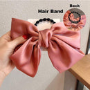 17KM Fashion Big Bow Hairpin Cute Red Barrette Pink Hair Clip Women Girls BB Hairgrip Korean Oversize Floral Hair Accessories AExp