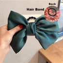 17KM Fashion Big Bow Hairpin Cute Red Barrette Pink Hair Clip Women Girls BB Hairgrip Korean Oversize Floral Hair Accessories AExp