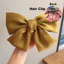17KM Fashion Big Bow Hairpin Cute Red Barrette Pink Hair Clip Women Girls BB Hairgrip Korean Oversize Floral Hair Accessories JadeMoghul Inc.