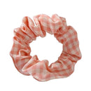 17KM Fashion Floral Print Scrunchies Solid Long Hair Ribbon For Women Ponytail Scarf Sweet Elastic Hair Band Hair Accessories AExp