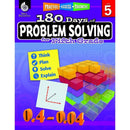 180 DAY PROBLEM SOLVING GR5 WORKBK-Learning Materials-JadeMoghul Inc.