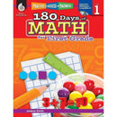 180 DAYS OF MATH GR 1-Learning Materials-JadeMoghul Inc.