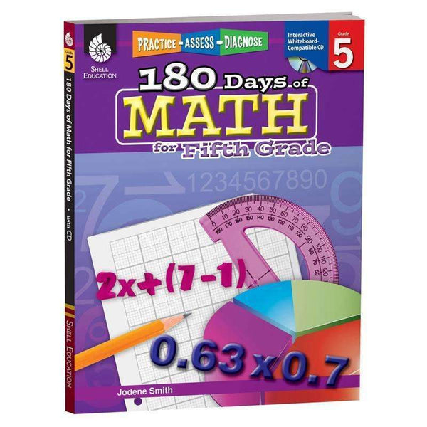180 DAYS OF MATH GR 5-Learning Materials-JadeMoghul Inc.