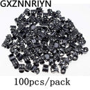 1cm 100pcs/pack Hair Claw Clips for Women Girls Accessories Black Brown Transparent Plastic Mini Claws Hairclip Clamp Gifts AExp