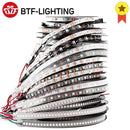 1m 2m 4m 5m WS2812B Led Lights WS2812 RGB Led Strip Light Individually Addressable Led Light Strip Black White PCB IP30 65 67 5V JadeMoghul Inc.