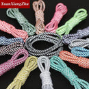 1Pair 100/120/140/160cm Fluorescent Sneaker Shoestrings Sport Shoelaces 3M Reflective Round Rope Shoes Lace Light Shoelaces AExp