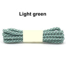 1Pair 100/120/140/160cm Fluorescent Sneaker Shoestrings Sport Shoelaces 3M Reflective Round Rope Shoes Lace Light Shoelaces AExp