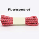 1Pair 100/120/140/160cm Fluorescent Sneaker Shoestrings Sport Shoelaces 3M Reflective Round Rope Shoes Lace Light Shoelaces AExp