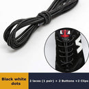 1Pair 23 colors Sneaker ShoeLaces Elastic No Tie Shoe Laces Stretching Lock Lazy laces Quick Rubber Shoelace Shoestrings AExp