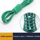 1Pair 23 colors Sneaker ShoeLaces Elastic No Tie Shoe Laces Stretching Lock Lazy laces Quick Rubber Shoelace Shoestrings AExp
