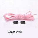 1Pair Elastic Locking Shoelaces Semicircle Shoelace Sneakers Shoe laces Quick No Tie Shoelace Kids Adult Shoes lace 21colors AExp