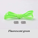 1Pair Elastic Locking Shoelaces Semicircle Shoelace Sneakers Shoe laces Quick No Tie Shoelace Kids Adult Shoes lace 21colors AExp
