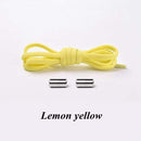 1Pair Elastic Locking Shoelaces Semicircle Shoelace Sneakers Shoe laces Quick No Tie Shoelace Kids Adult Shoes lace 21colors AExp
